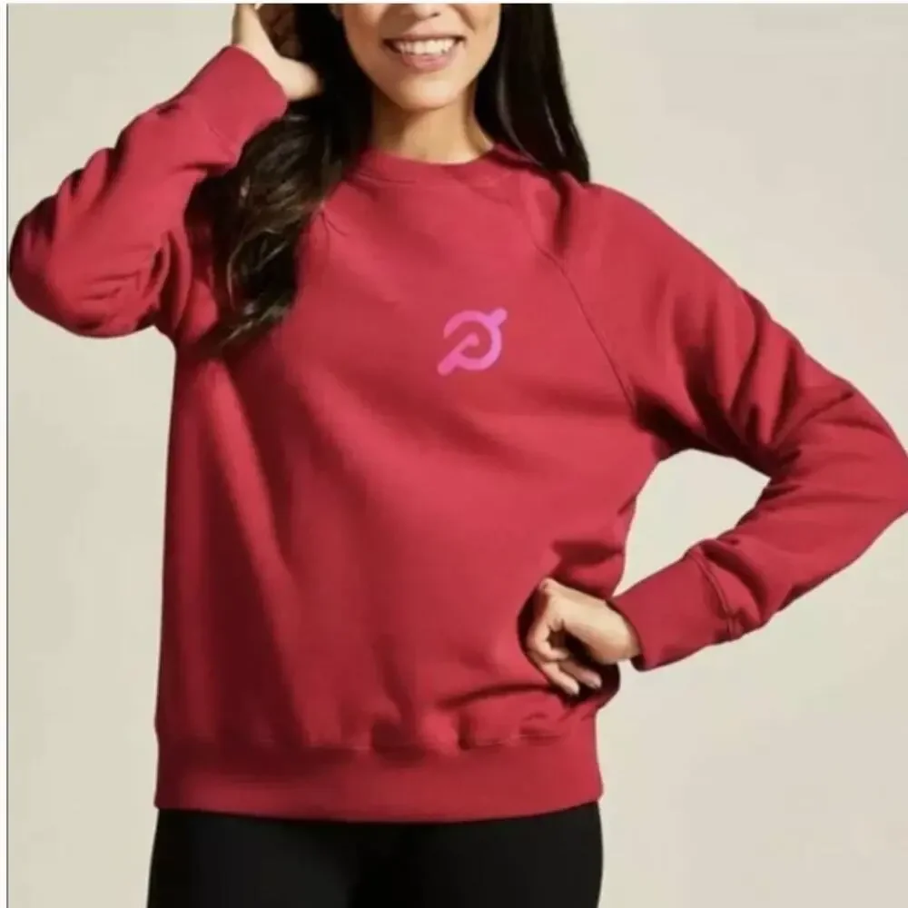 Spiritual Gangster Peloton Crewneck Sweatshirt Pink Size Medium - Picture 1 of 5